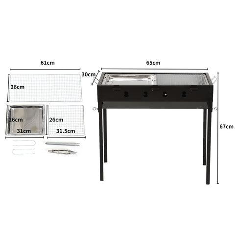Moyasu Charcoal BBQ Grill Portable Outdoor-1864184467187437570