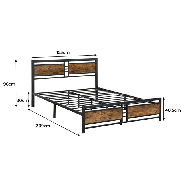 Levede Metal Bed Frame Queen Mattress-1975420520128188418