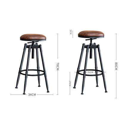 Levede 4x Bar Stools Industrial Kitchen-1973194046151200770