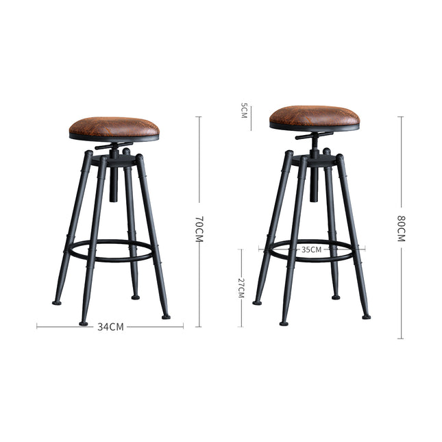 Levede 4x Bar Stools Industrial Kitchen-1973194046151200770