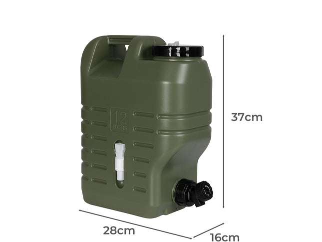 Mountview Water Container Jerry Can 12 Ltr-1894516817259532290