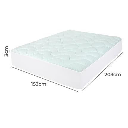 Dreamz Mattress Topper Pillowtop Cover Protector Queen-2006733413616324610