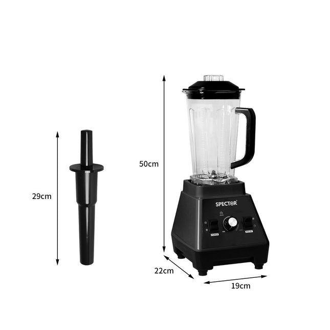 Spector 2L Commercial Blender Mixer Black-1973194014089940994