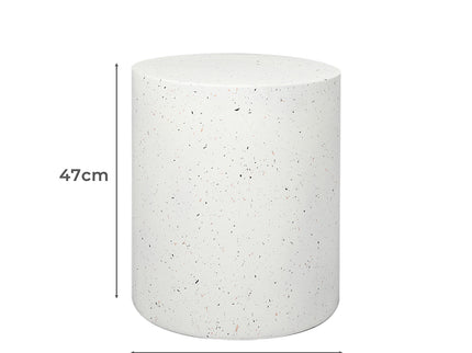Levede Side Table Terrazzo Round End-1910113299723325442