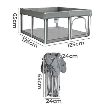 Bopeep Kids Playpen Foldable 125X125-1950770000696578050