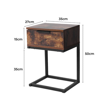 Levede Bedside Tables Side End Table-1864184439333064706