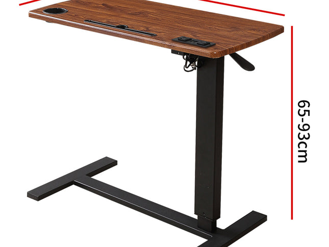 Levede Standing Desk Height Adjustable Brown-1973193834460483586