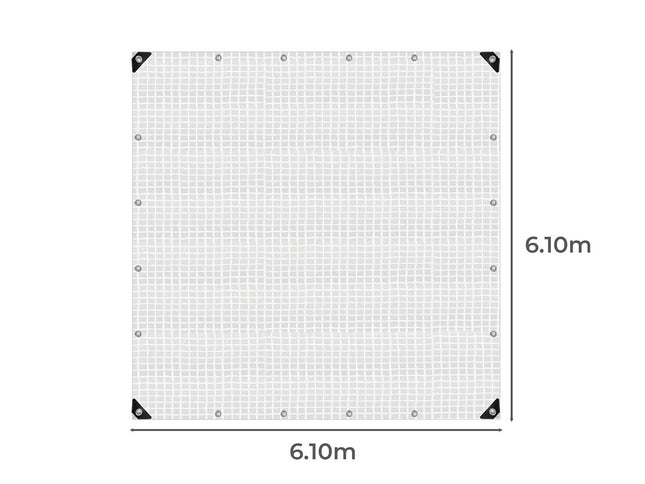 Manan Tarp Tarpaulin 200GSM Camping 6.1mx6.1m-1975420372752928770