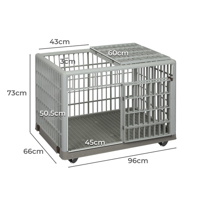 PaWz Dog Crate Pet Kennel Indoor Sturdy Large-1973193828659761154
