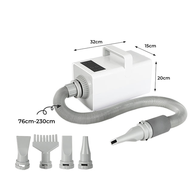 PaWz Pet Hair Dryer Dog Cat Led Grooming-1973193648086585346