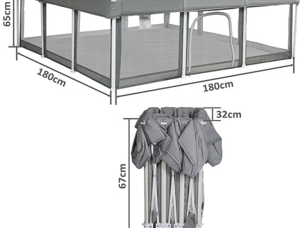 Bopeep Kids Playpen Foldable 180X180-1954802415811301378
