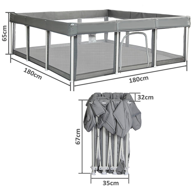 Bopeep Kids Playpen Foldable 180X180-1954802415811301378