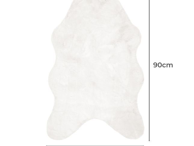 Marlow Floor Shaggy Rugs Area Rug Faux 60X90CM-1910113066704572418