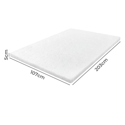 Dreamz Memory Foam Mattress Topper King Single 5cm-2017004948021186562