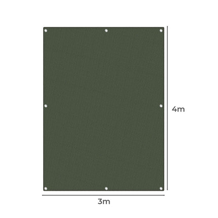 Polyester Canvas Tarp Tarpaulin Sun 4x3 Meter-2006732939739664386
