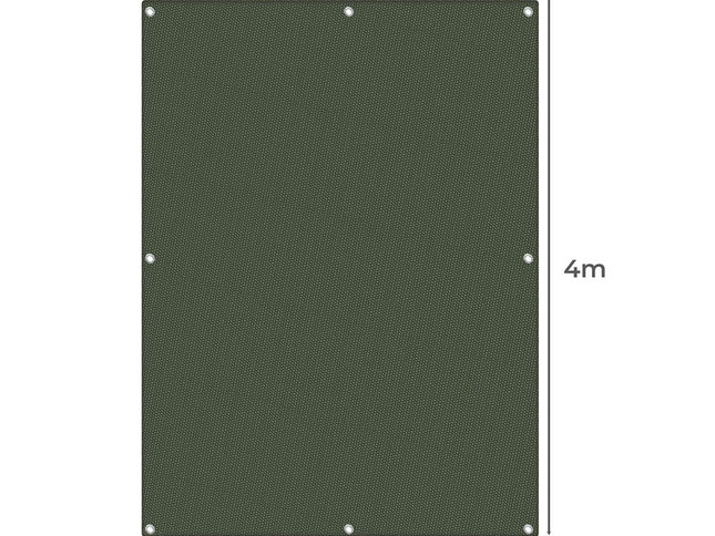 Polyester Canvas Tarp Tarpaulin Sun 4x3 Meter-2006732939739664386