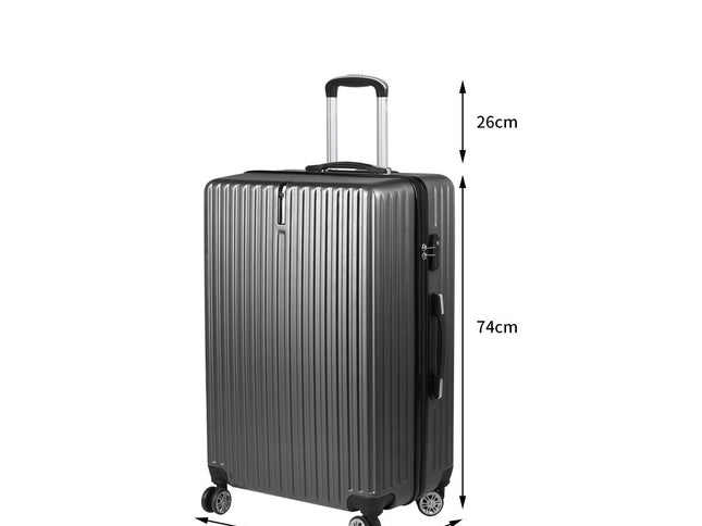 Slimbridge 28" Inch Luggage Suitcase Grey 28 inch-1973193937782968322