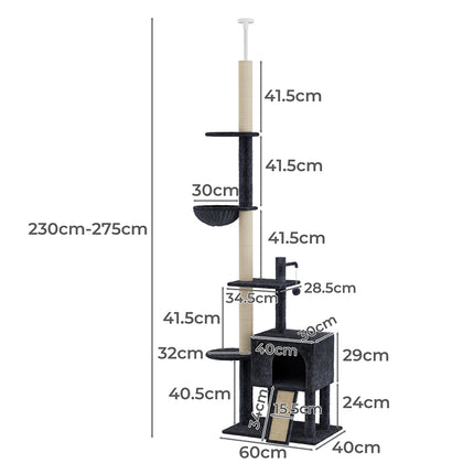 Pawz Cat Tree Scratching Post Scratcher Hammock Condo-2018816802200621058