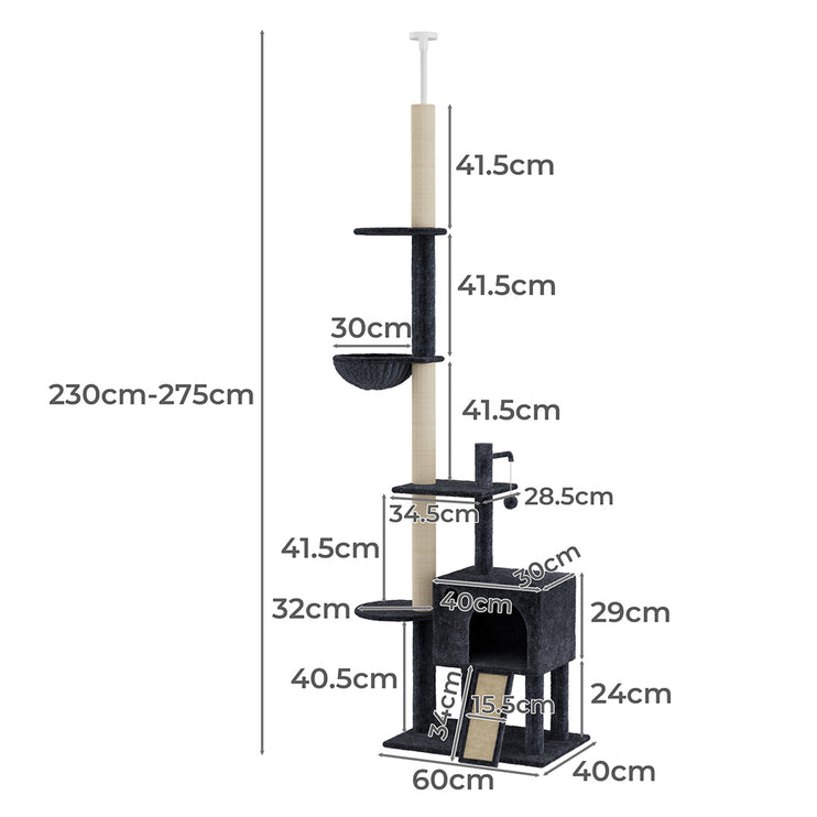 Pawz Cat Tree Scratching Post Scratcher Hammock Condo-2018816802200621058