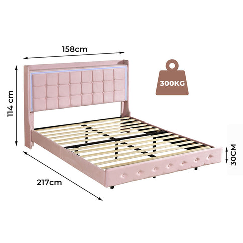 Levede Queen Floating Bed Frame-1910112230263885826