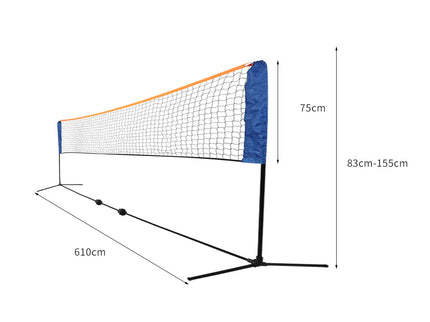 Centra Badminton Net Tennis Volleyball 6 Meter-1864184445473525762