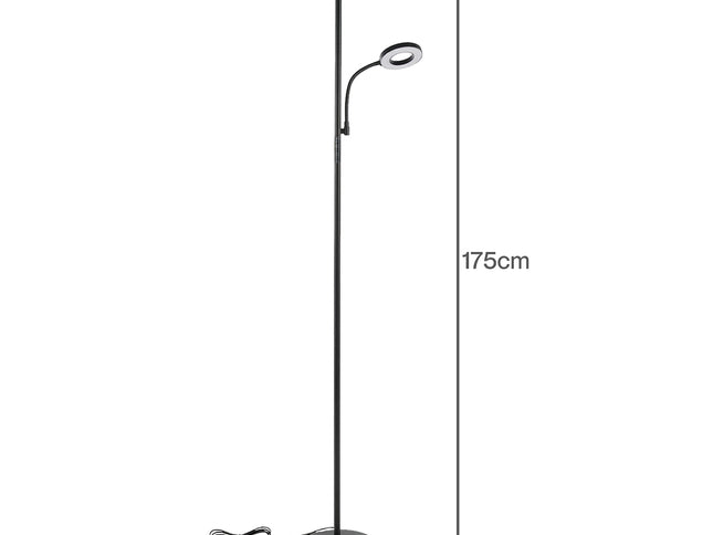 Emitto Modern Floor Lamp 2-in-1 Adjustable Reading Light Remote Control Timer-2061251865517101058