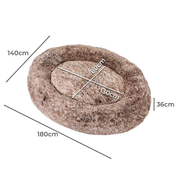 PaWz Replacement Pet Bed Cover Zipper Brown Cover-1975420392239665154