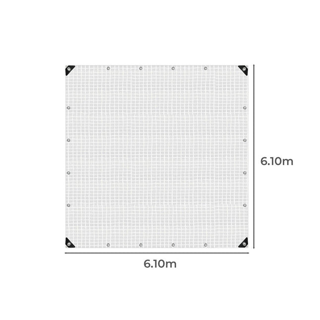 Manan Tarp Tarpaulin 200GSM Camping 6.1mx6.1m-1954802675287724034
