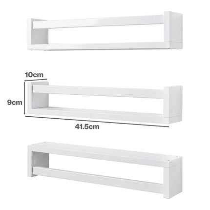 Levede Book Shelves Floating Kids Nursery 3 Pcs  Display Wall Shelves Bedroom-2061251868356644866