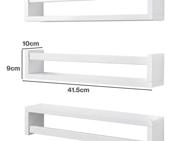 Levede Book Shelves Floating Kids Nursery 3 Pcs  Display Wall Shelves Bedroom-2061251868356644866