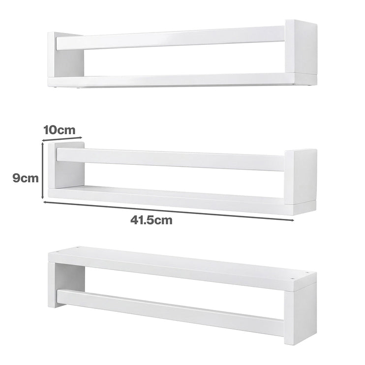Levede Book Shelves Floating Kids Nursery 3 Pcs  Display Wall Shelves Bedroom-2061251868356644866