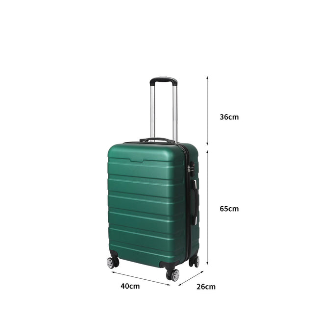 Slimbridge 24" Luggage Case Suitcase Green 24 inch-1973193940190498818
