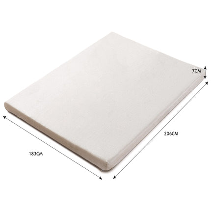 DreamZ 7cm Memory Foam Bed Mattress King-1975420511034937346