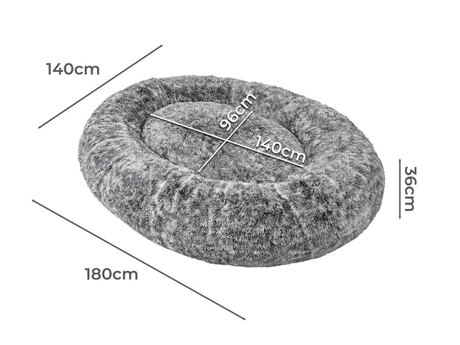 TheNapBed Memory Foam Pet Bed Grey Charcoal-1975420398501761026