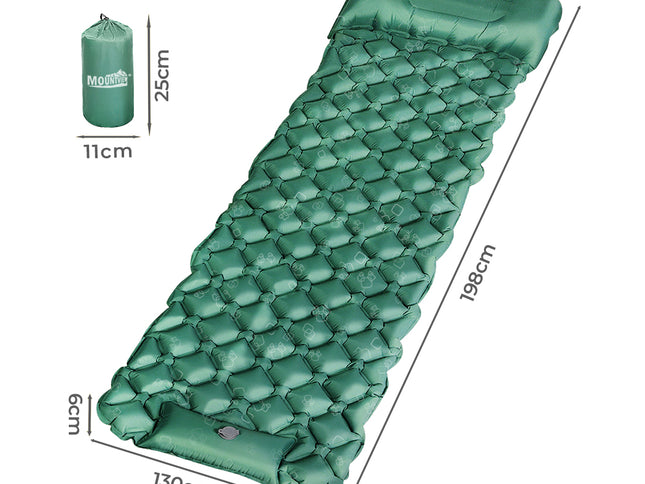 Mountview Sleeping Air Pad Inflat Camping Single-1954802439987269634