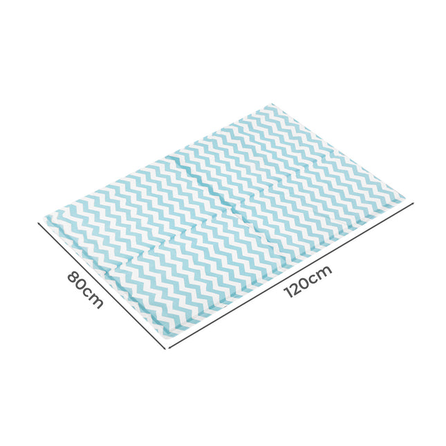 Pawz Pet Cooling Mat XL Blue-1973193492314329090