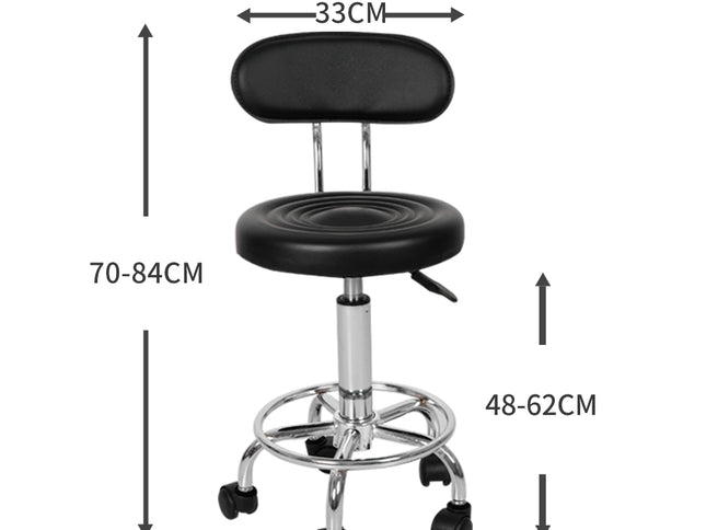 Levede 4x Salon Stool Swivel Bar Stools-2006733382465228802
