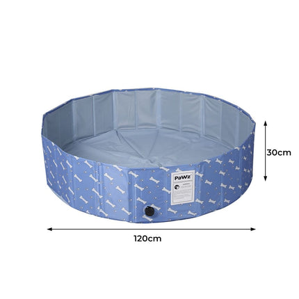 PaWz Folding Swimming Pool Dog Cat Washing M Medium-1954802511584038914