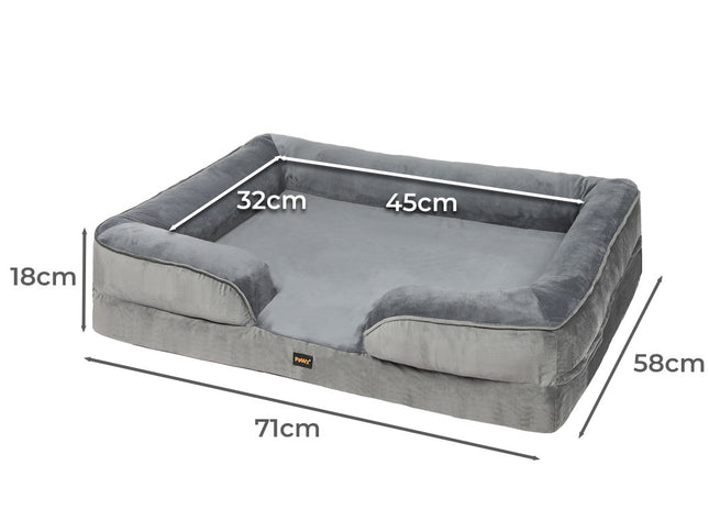 PaWz Memory Foam Pet Sofa Bed Cushion M Medium-1864184544681398274