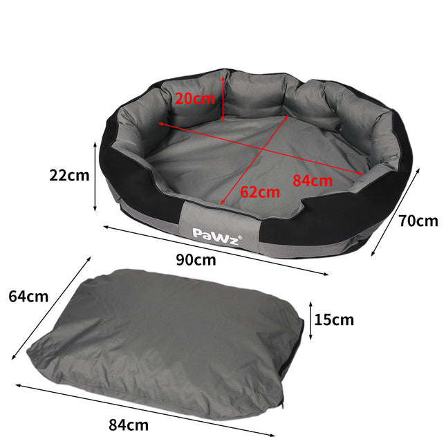PaWz Waterproof Pet Dog Calming Bed Medium-1975420459889594370