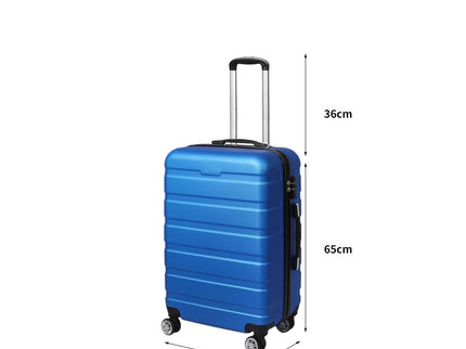 Slimbridge 24"Luggage Case Suitcase Blue 24 inch-1864184365345542146