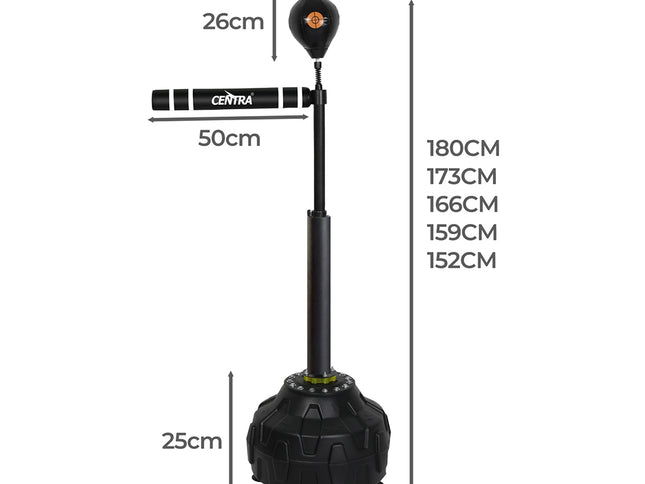 Centra Boxing Bag Reflex Freestanding Spinning Arm Speed Ball Punching Training-1973193422361726978