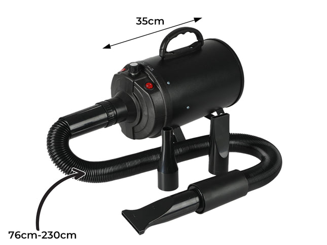 Dog Cat Pet Hair Dryer Grooming Blow Black-1973193647893647362