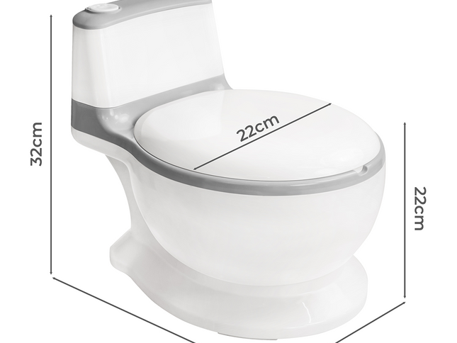BoPeep Kids Potty Trainer Seat Safety Grey-1973193925472686082