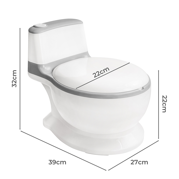 BoPeep Kids Potty Trainer Seat Safety Grey-1973193925472686082