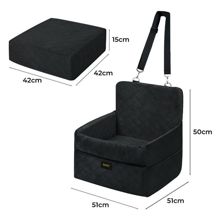Pawz Pet Car Seat Booster Belt Pet Portable Travel Bed-2006732788040077314