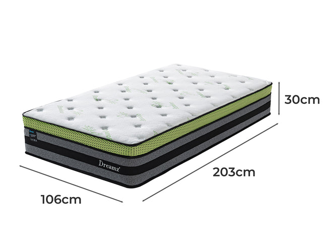 Dreamz King single Cooling Mattress Pocket-1973193975359737858