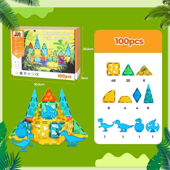 Bopeep Kids Magnetic Tiles Blocks-1954802417782624258