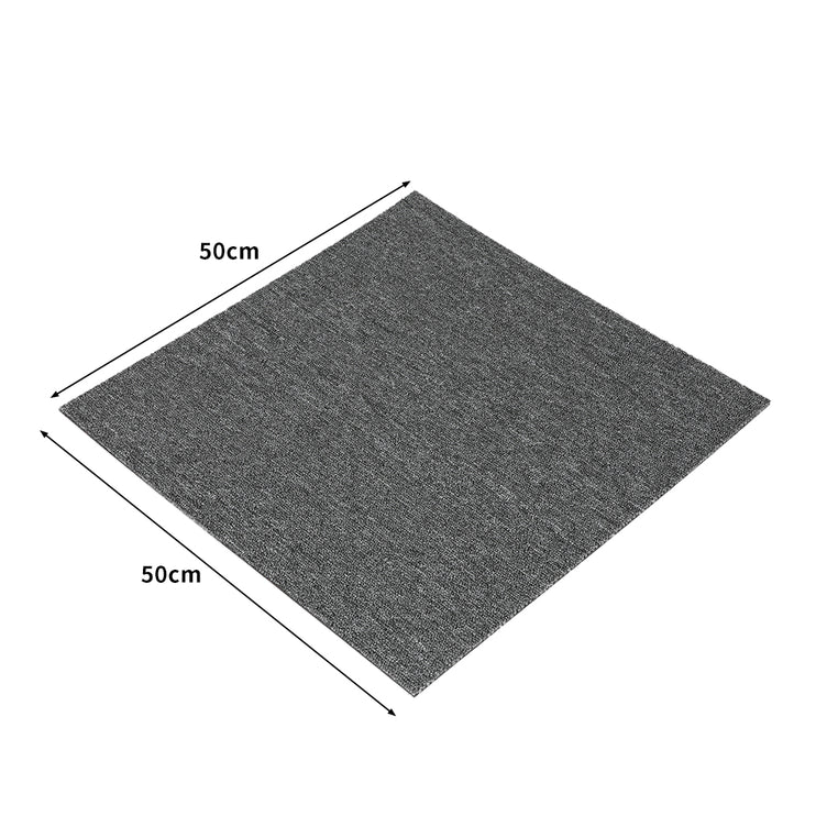 Marlow 20x Carpet Tiles 5m2 Box Heavy Grey-2006733159156289538