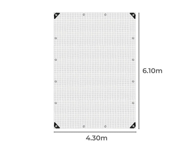 Manan Tarp Tarpaulin 200GSM Camping 4.3mx6.1m-1864184736805687298